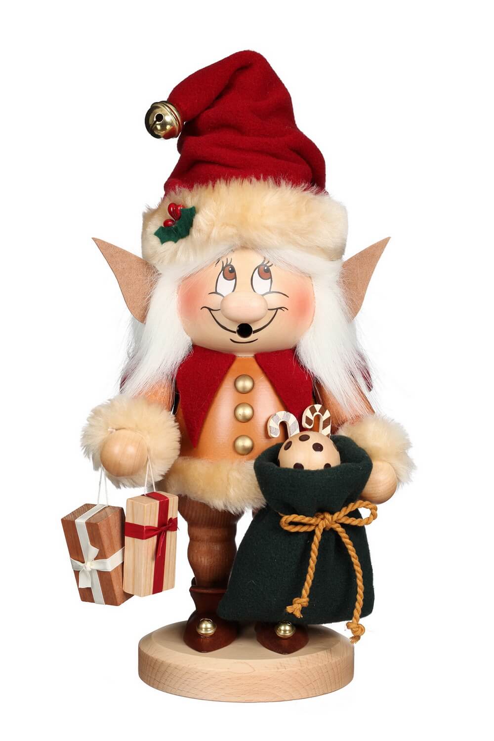 Smoking elves Christmas elf, 32 cm by Christian Ulbricht