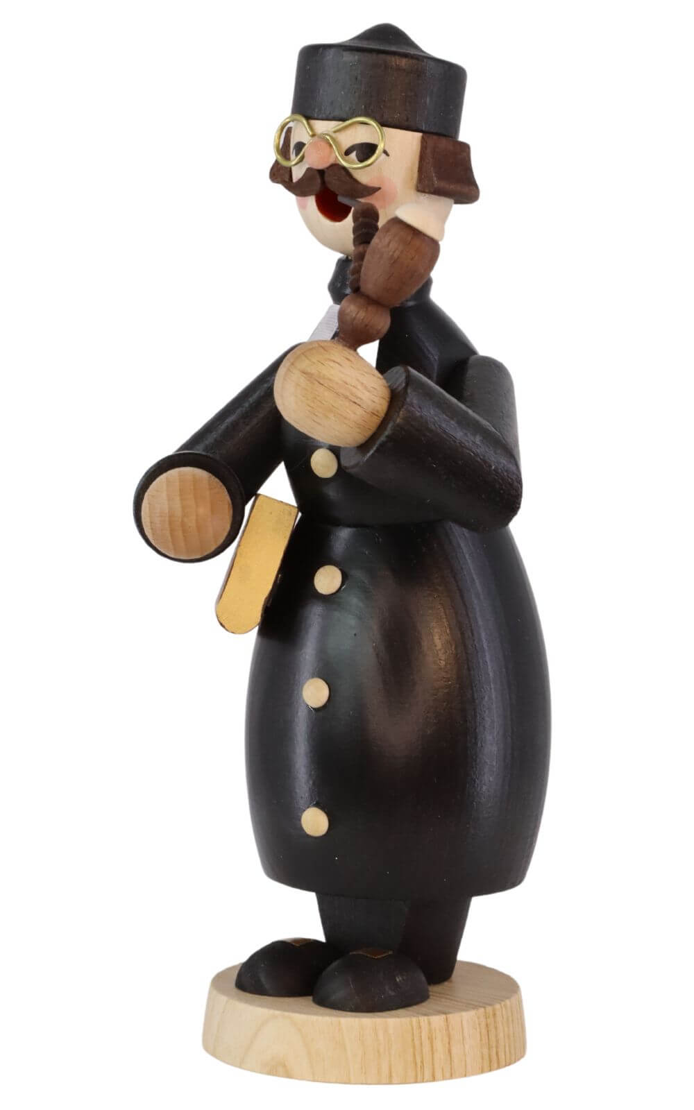 Räuchermännchen Pfarrer, evangelisch, 18 cm von Richard Glässer_2