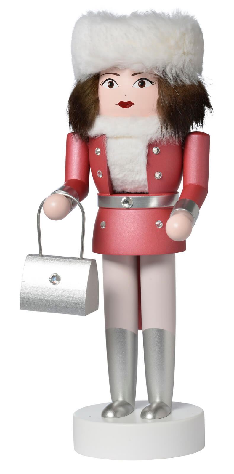Nutcracker Jasmin, 26 cm, pink by KWO