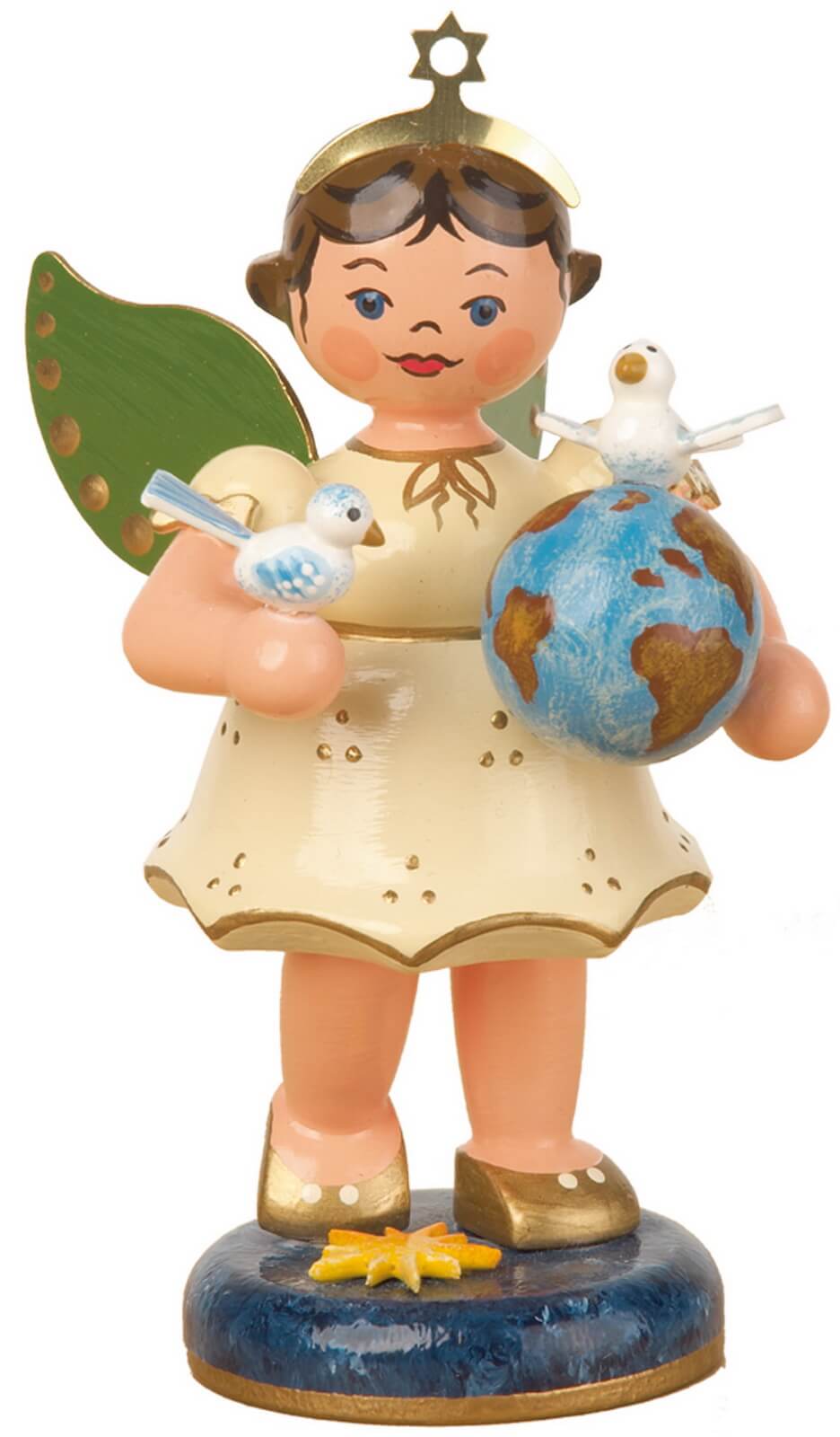 Christmas angel of the world, 10 cm by Hubrig Volkskunst