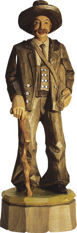 Hamburg carpenter, carved, 25 cm by Schnitzkunst aus dem Erzgebirge