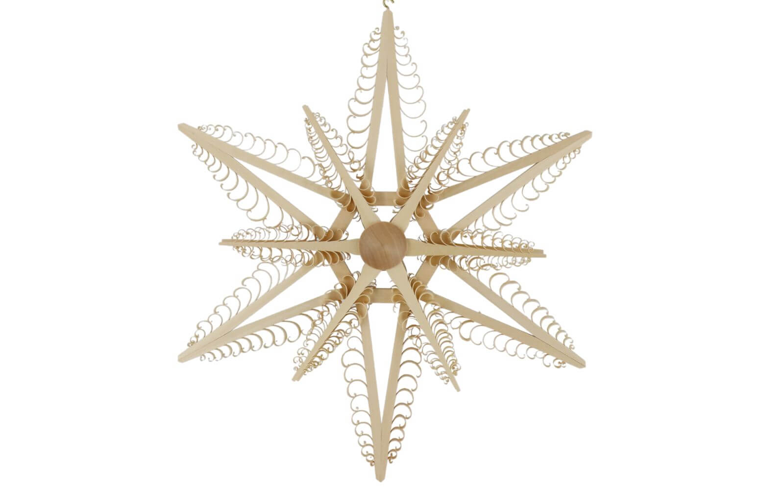 Window decoration wooden star, diameter 32 cm by Martina Rudolph
