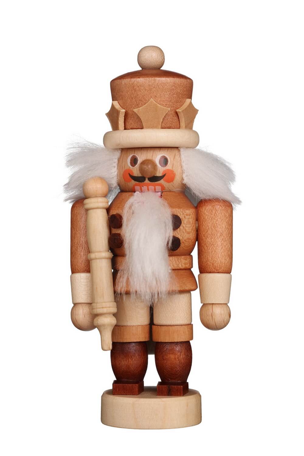 King nutcracker, 11 cm, natural by Christian Ulbricht