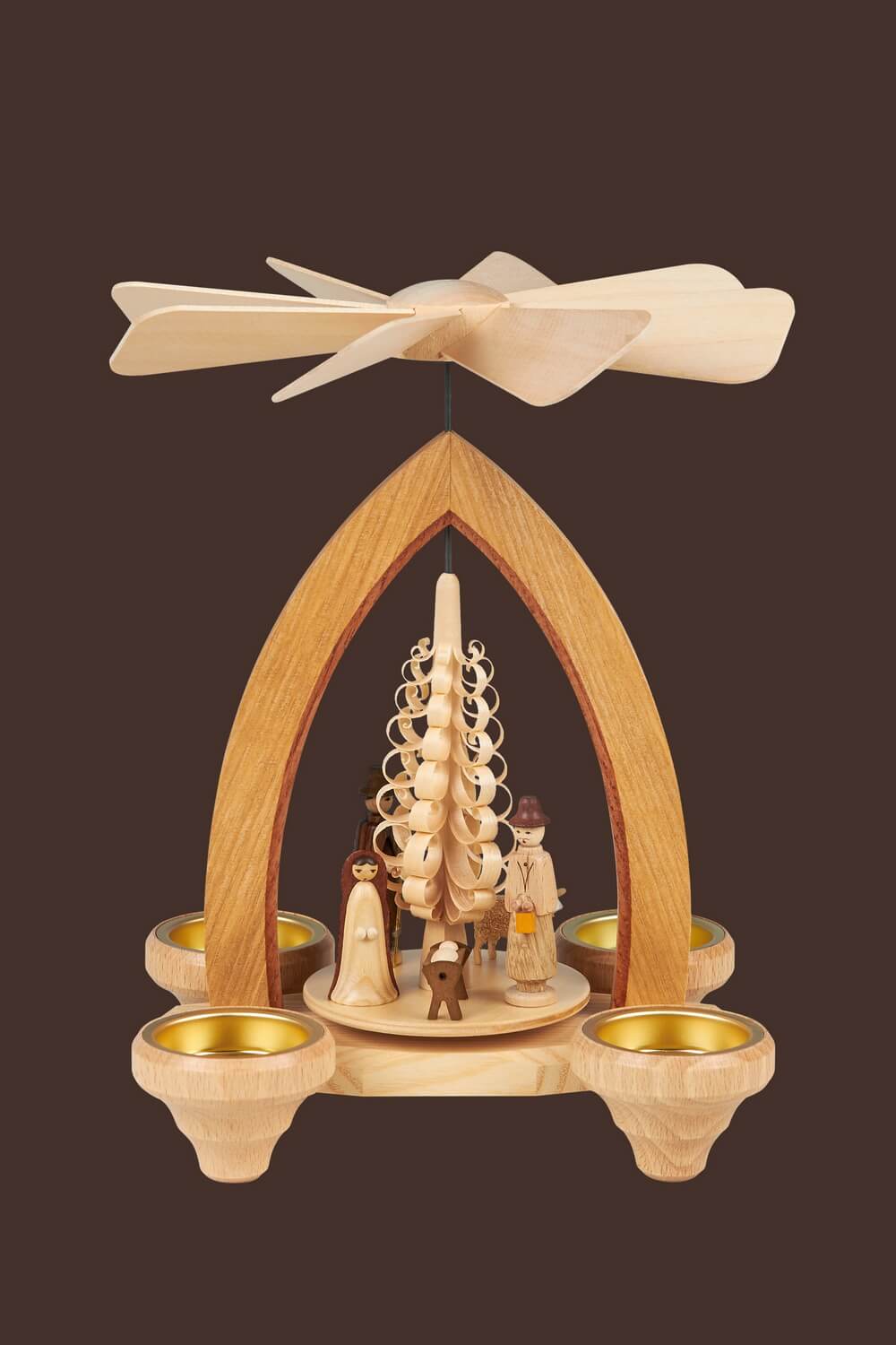 Weihnachtspyramide Christi Geburt, 26 cm von Heinz Lorenz_Bild2