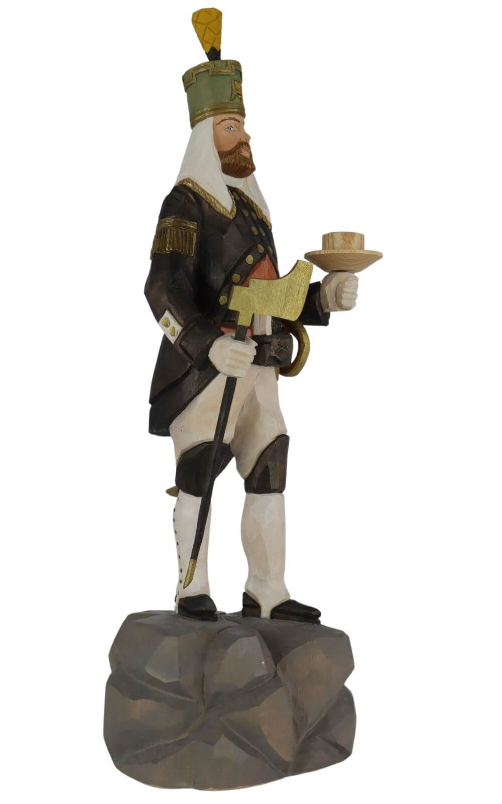 Annaberger Obersteiger, 40 cm, farbig von Schnitzkunst aus dem Erzgebirge_2