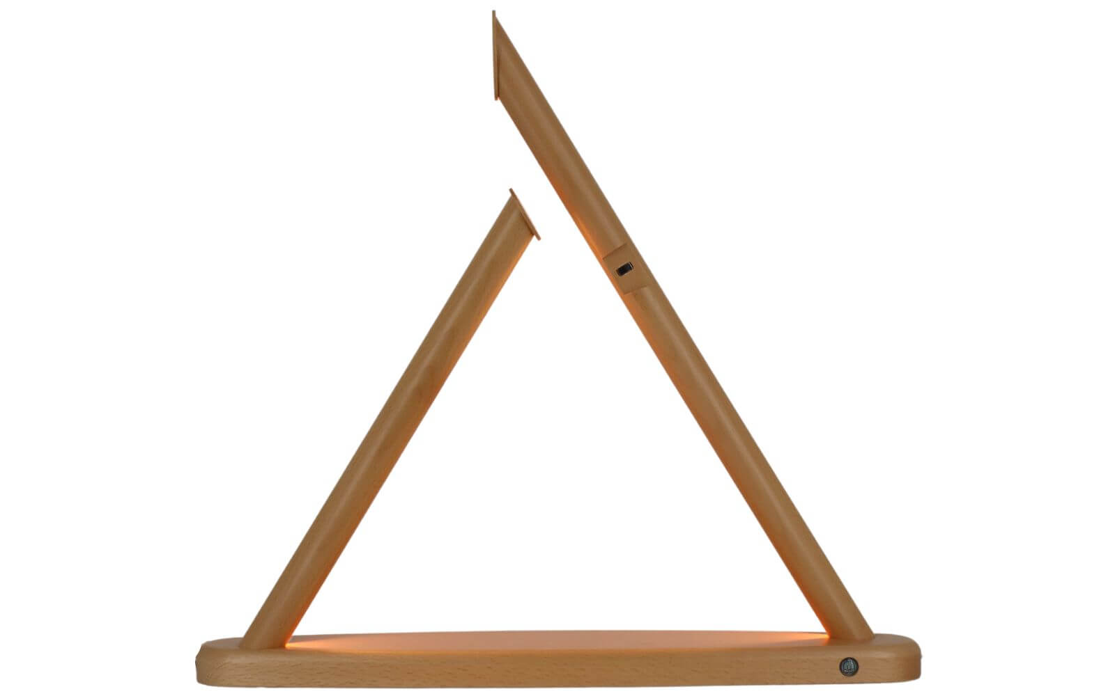 Modern LED light triangle unassembled, nature by Müller Kleinkunst_1