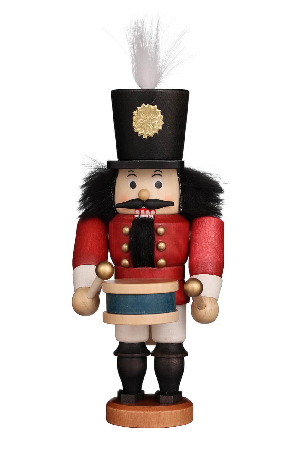 Nussknacker Trommler, 19 cm, farbig von Christian Ulbricht