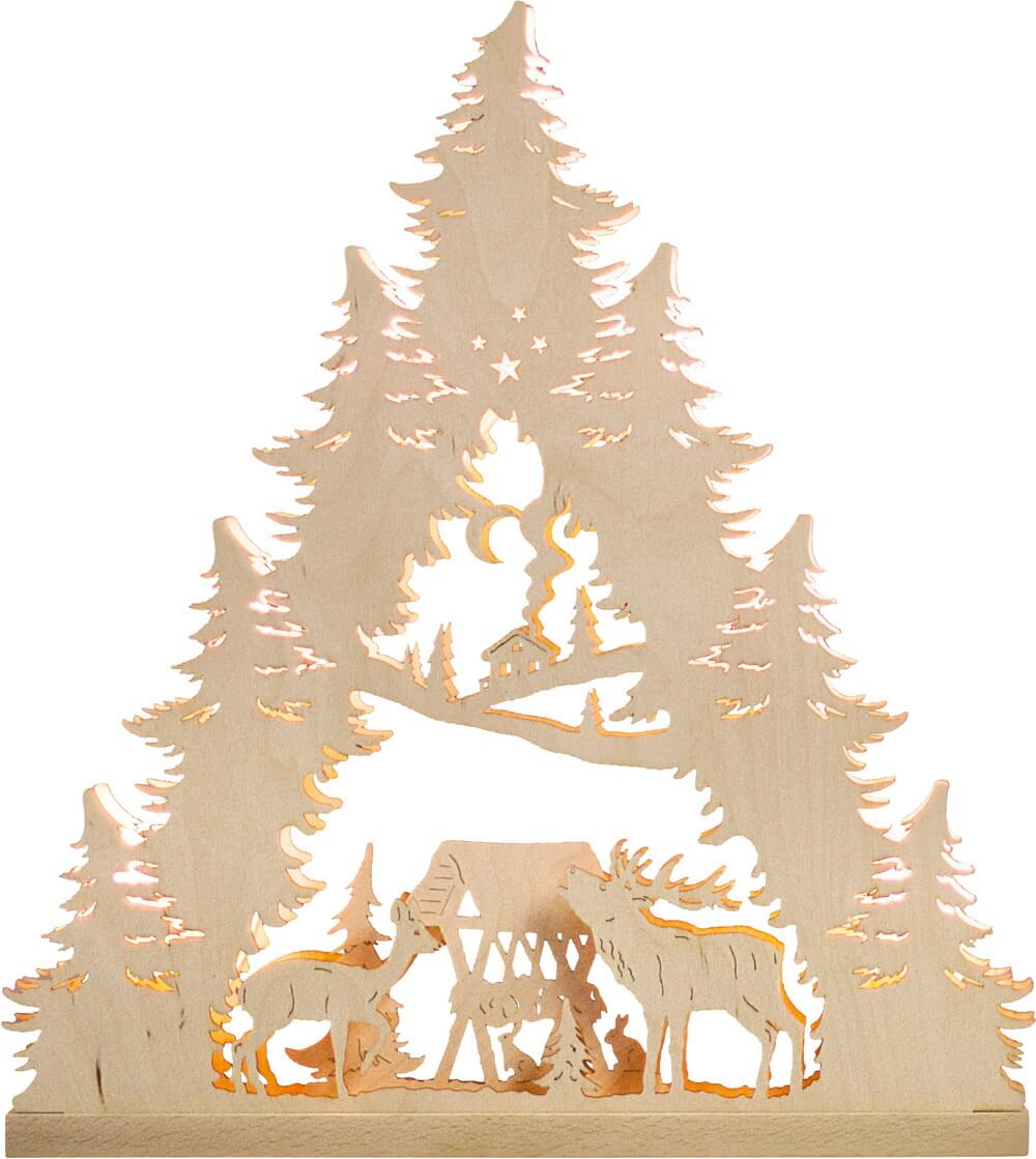 Lichterspitze Hirschfamilie von Weigla