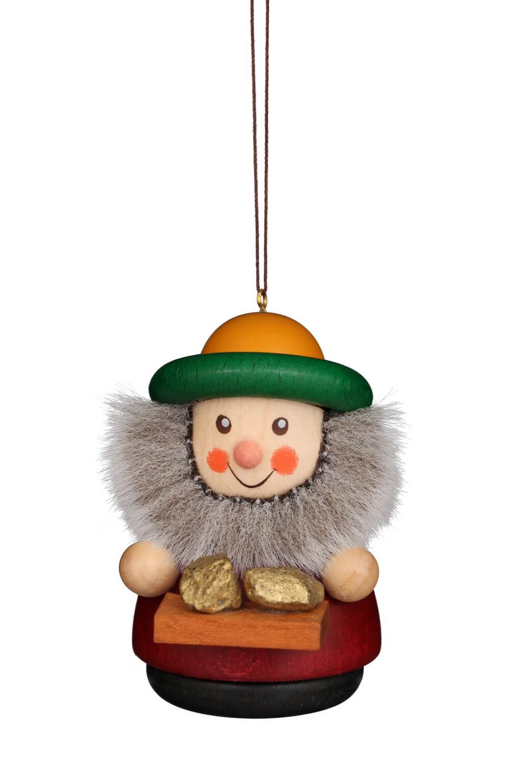 Christmas tree decoration wobbly man Kaspar, 7 cm by Christian Ulbricht
