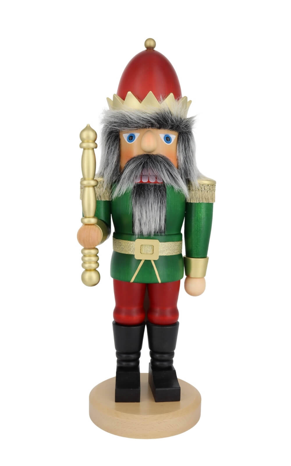 Nutcracker King red-green, 43 cm by Christian Ulbricht_1