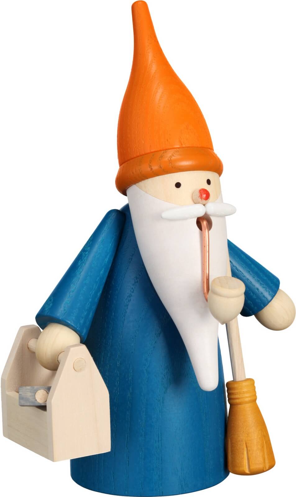 Räuchermännchen Traditionswichtel Hausmeister, 16 cm von Seiffener Volkskunst eG