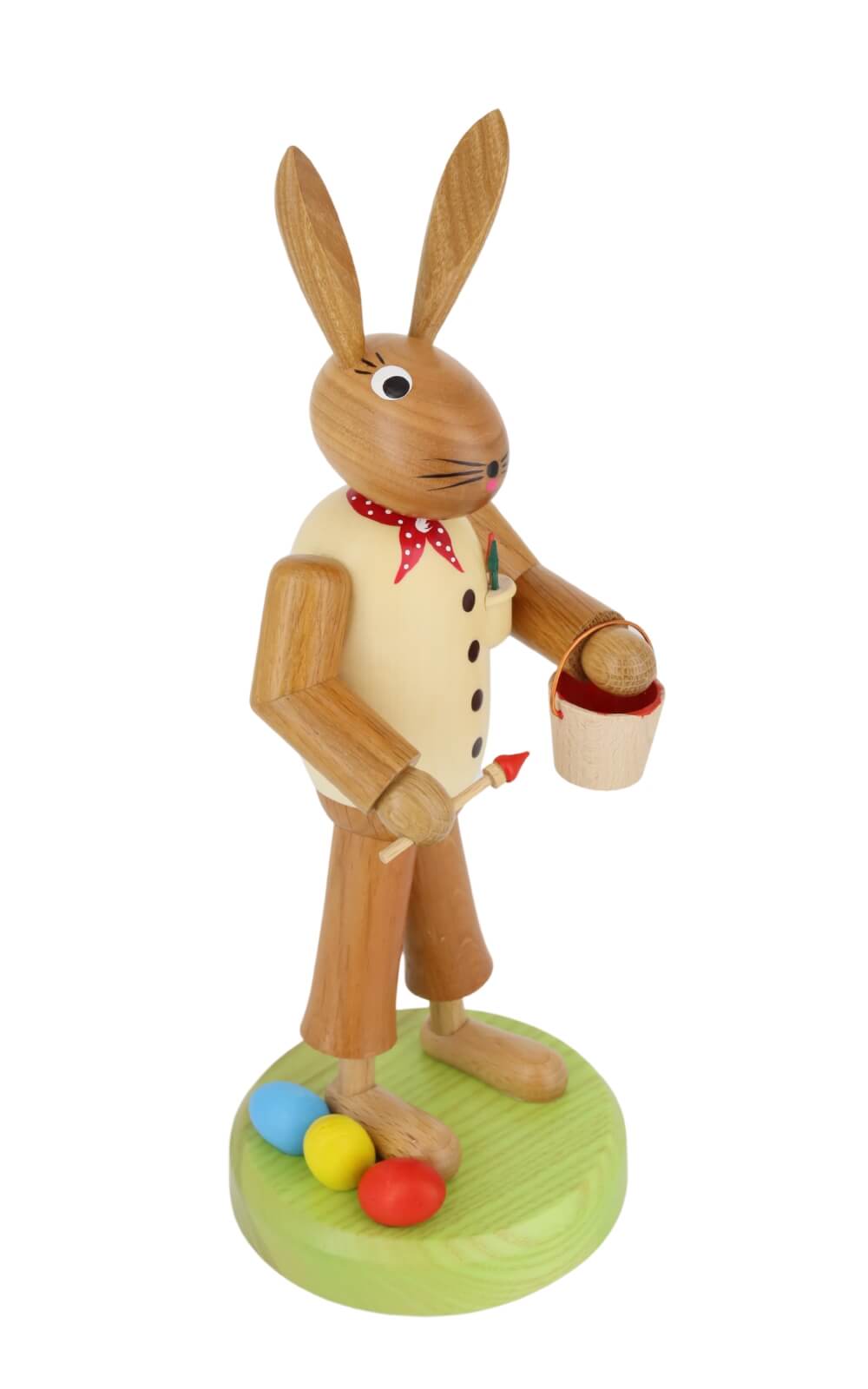 Osterhase Maler mit Pinsel, 28 cm von SEIFFEN.COM_2