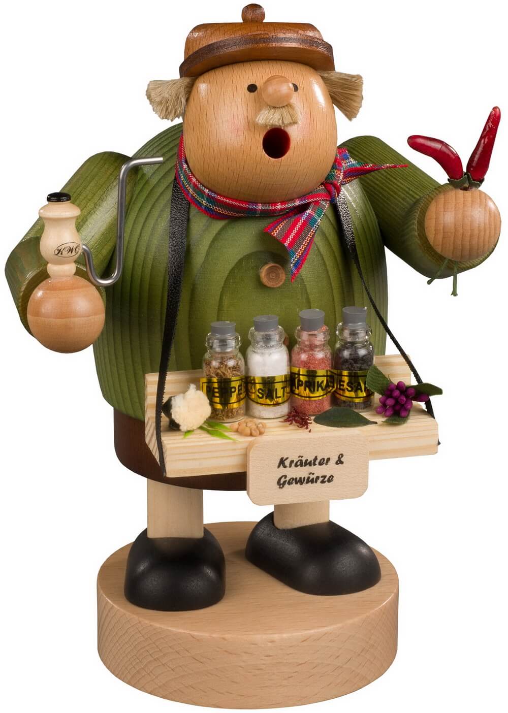 Smoking man spice merchant, 18 cm by KWO