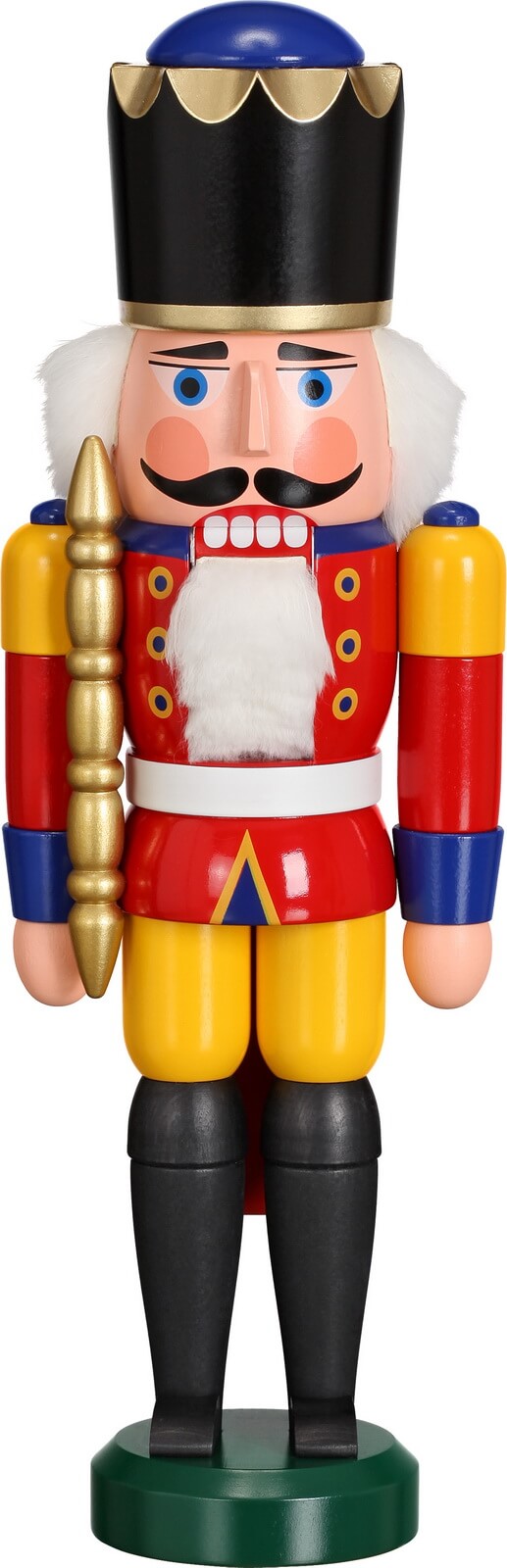 Nussknacker König, rot, 29 cm von Seiffener Volkskunst eG