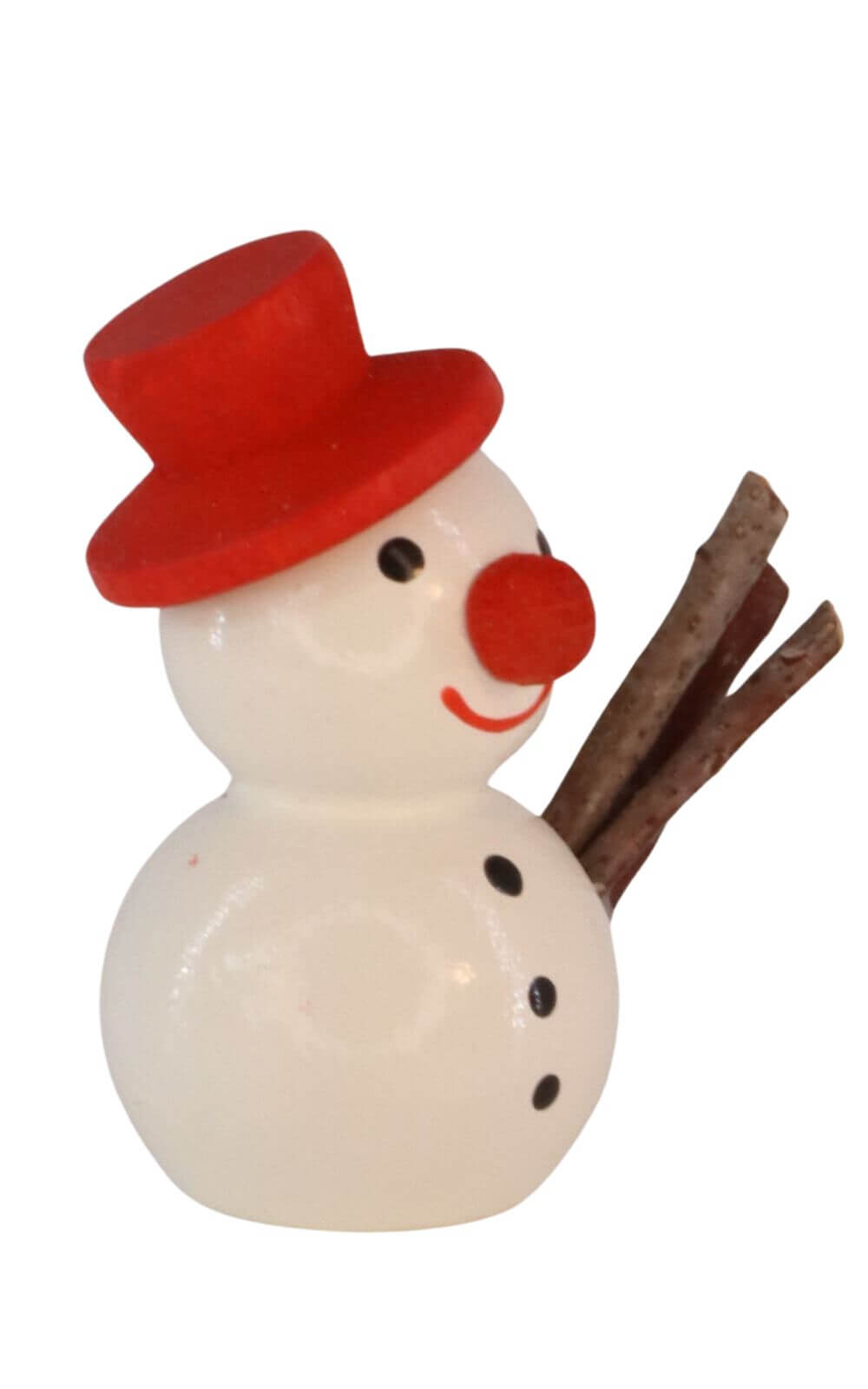 Schneemann mit rotem Hut, 3 cm von SEIFFEN.COM_3