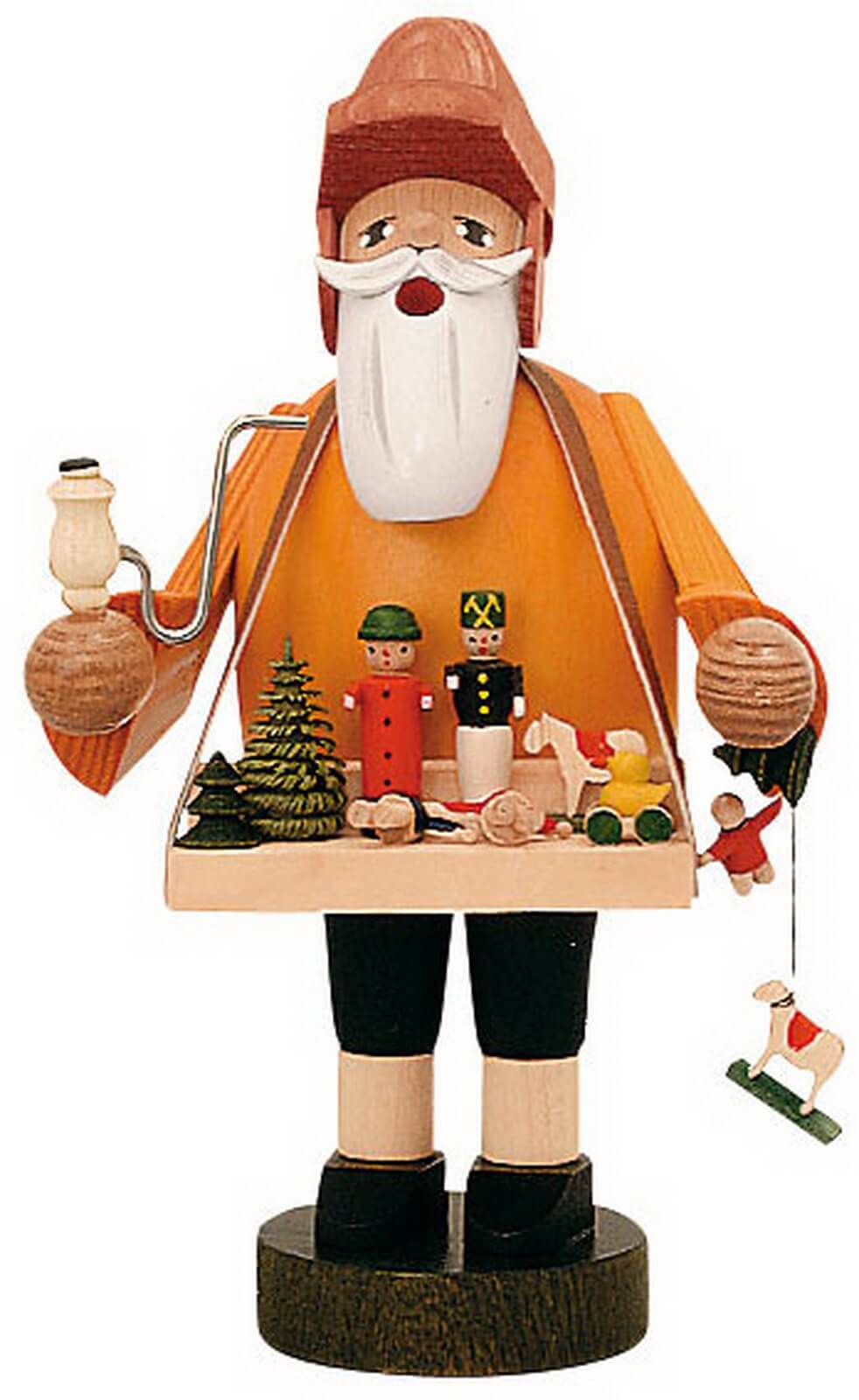 Räuchermännchen Spielzeughändler, 18 cm von KWO