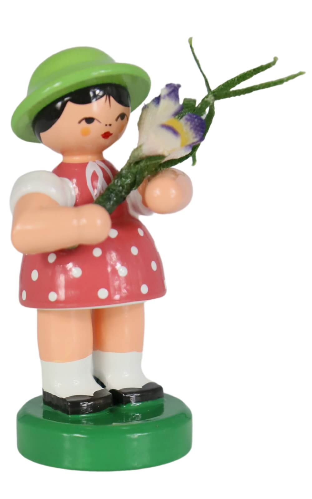 Miniature flower girl, pink/green by Figurenland Uhlig GmbH_2