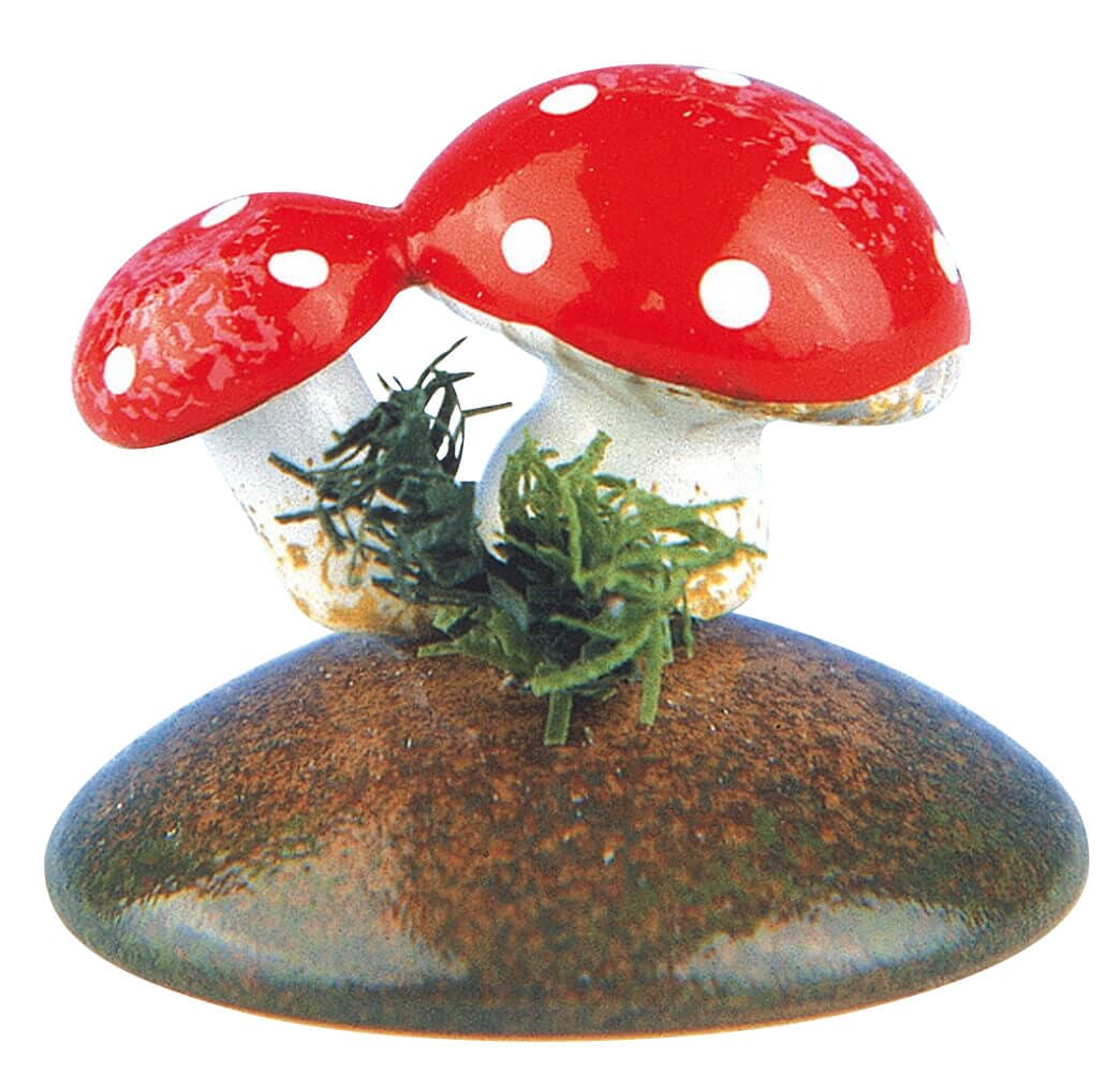 Miniatur Glückspilze, 6er Set von Hubrig Volkskunst