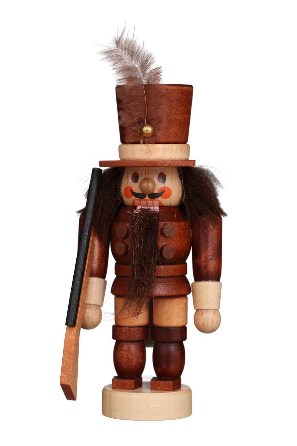 Mini nutcracker soldier, natural, 11 cm by Christian Ulbricht