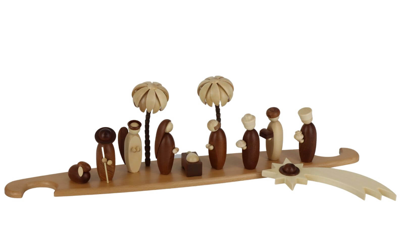 Motif platform Holy Family, nature for modern LED lights triangle by Müller Kleinkunst