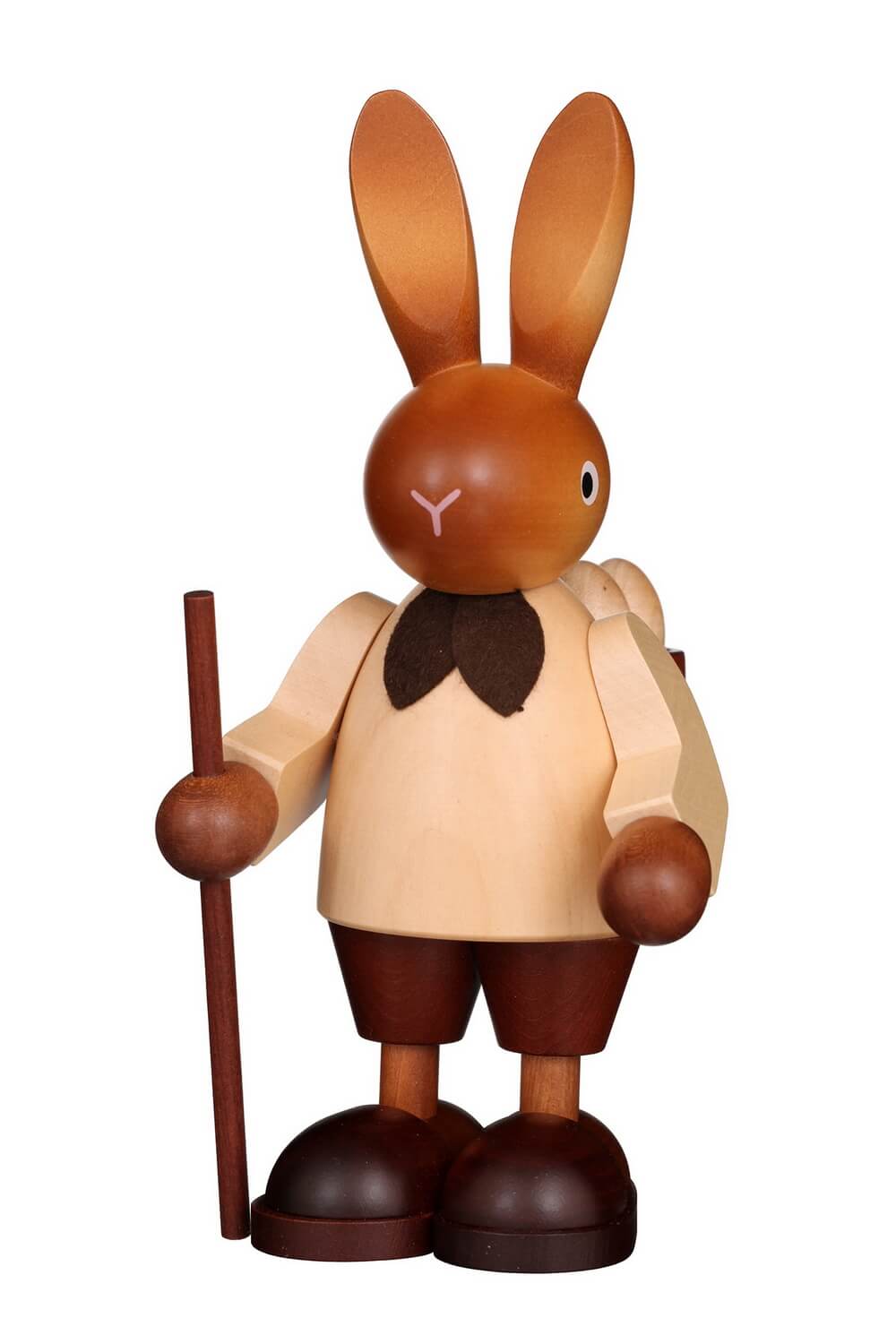 Easter bunny rabbit with egg basket, natural, 22 cm by Christian Ulbricht