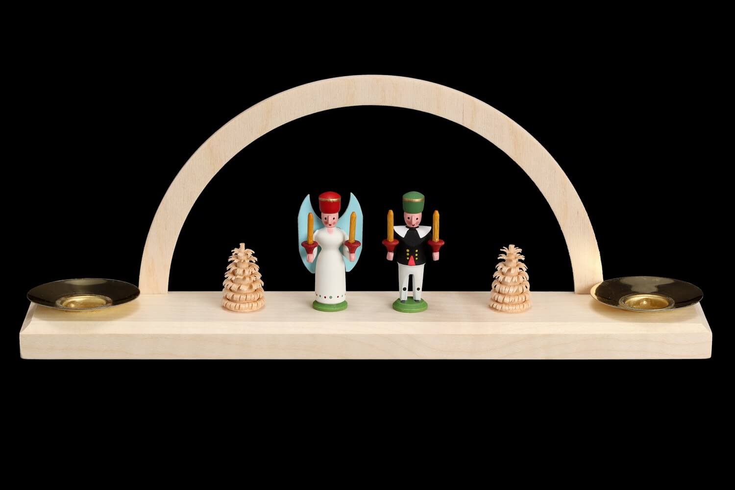 Candle holder mini candle arch angel and miner from SEIFFEN.COM_2