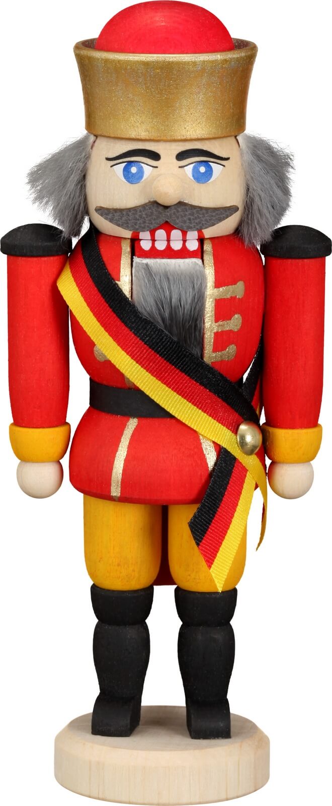 Nutcracker German type, 13 cm by Seiffener Volkskunst eG
