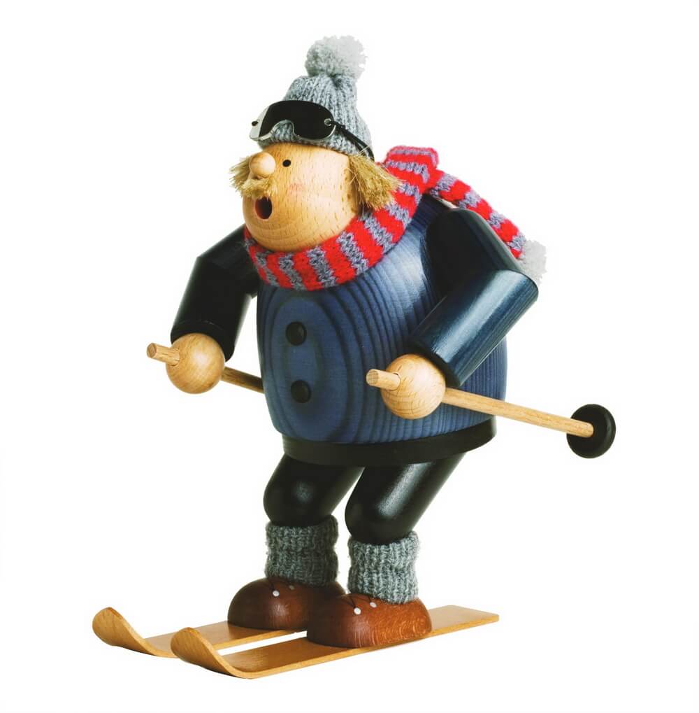 Smoking man downhill runner, 20 cm by KWO
