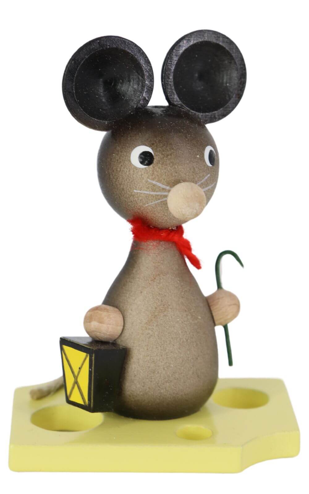 Miniatur Mäusekind mit Laterne, 7 cm, farbig von Ralf Zenker