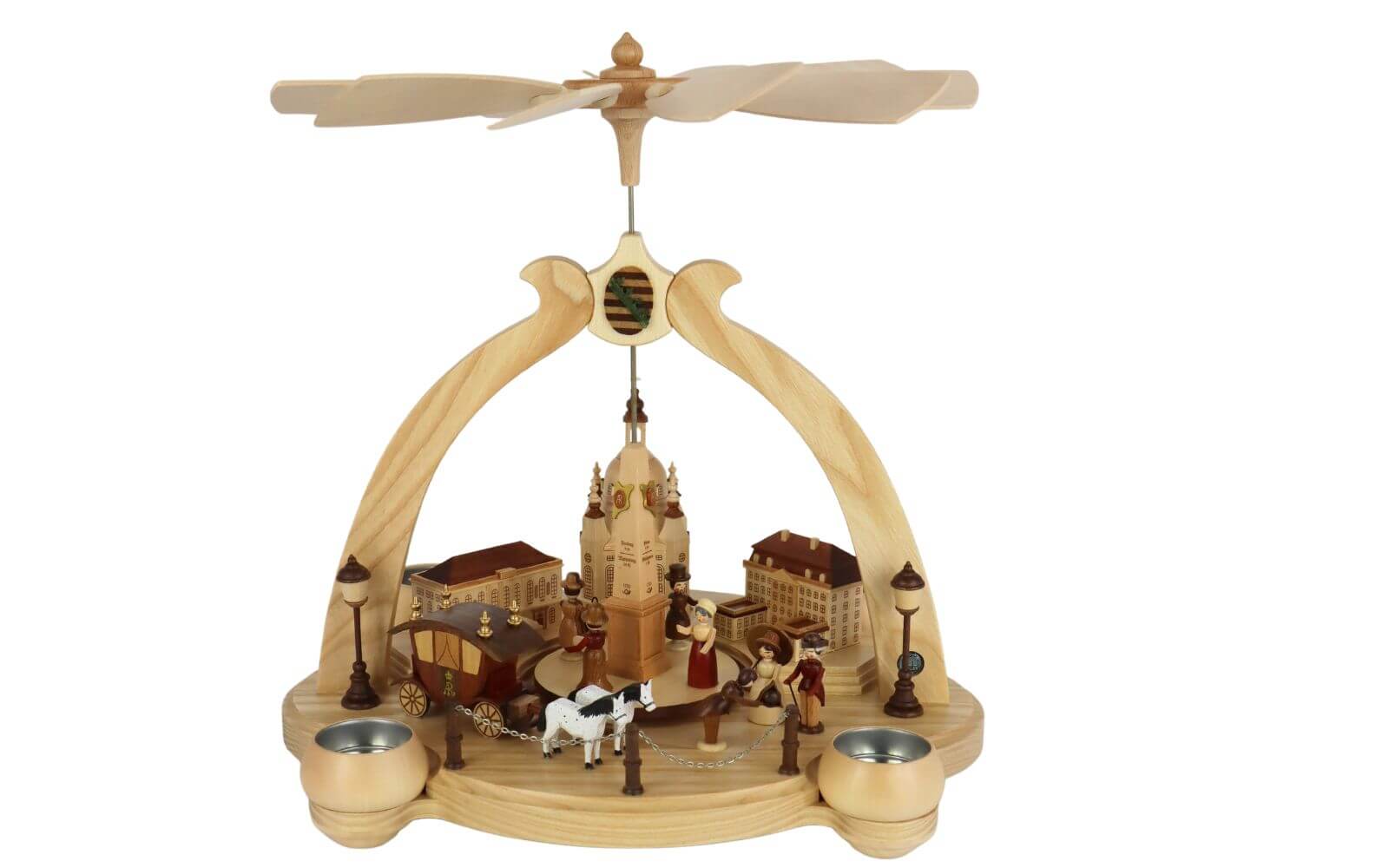 Christmas pyramid Dresden Old Town, 36 cm by Müller Kleinkunst_11