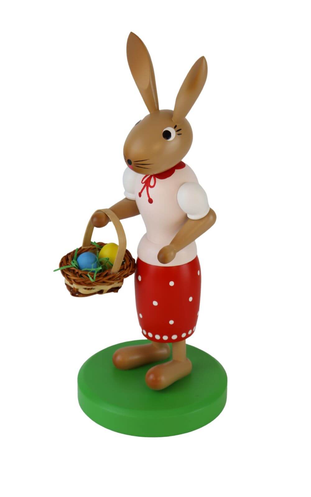 Easter Bunny - Bunny with egg basket, 28 cm by SEIFFEN.COM_2