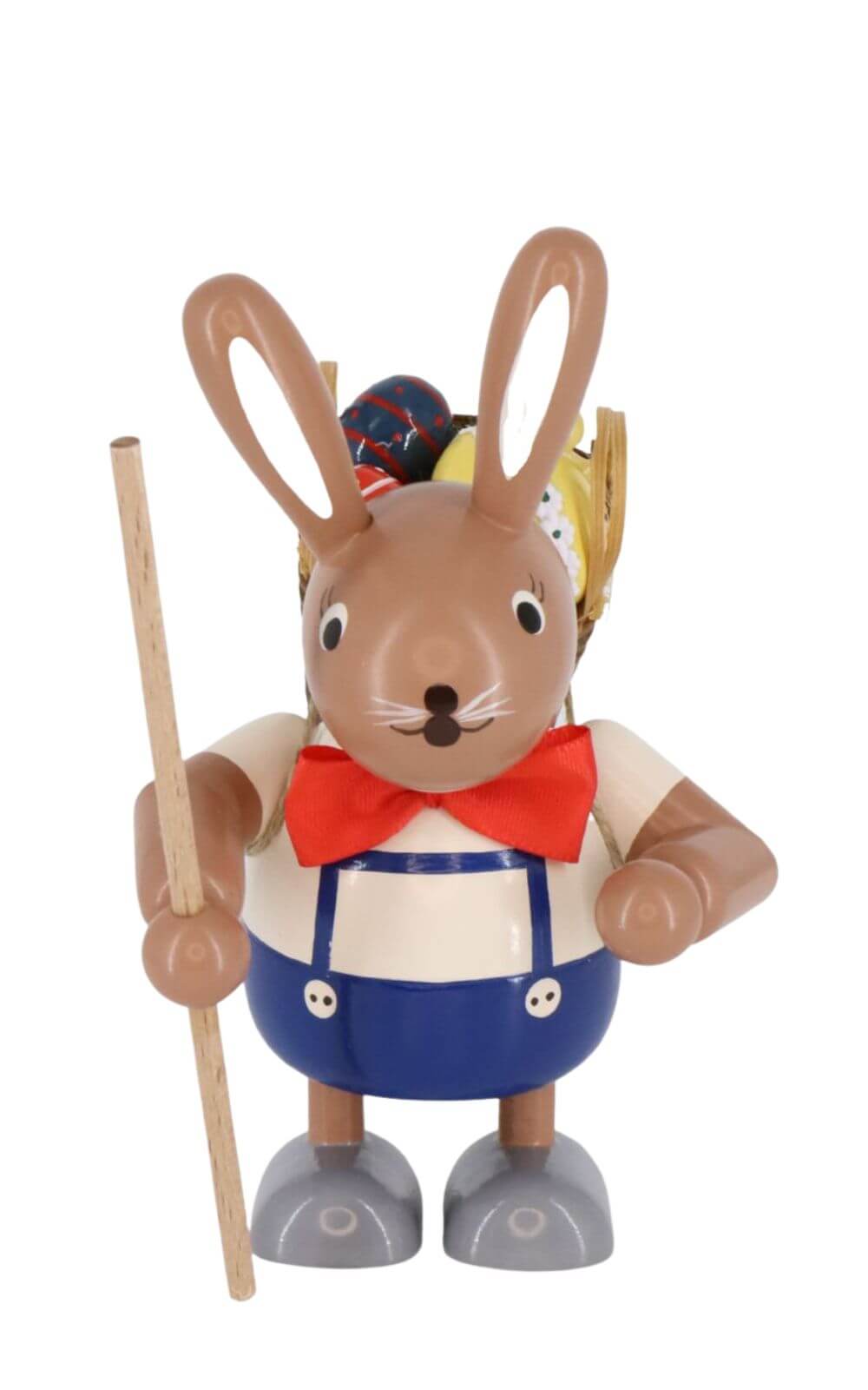 Easter bunny with carrying basket, 11 cm by KWO_2