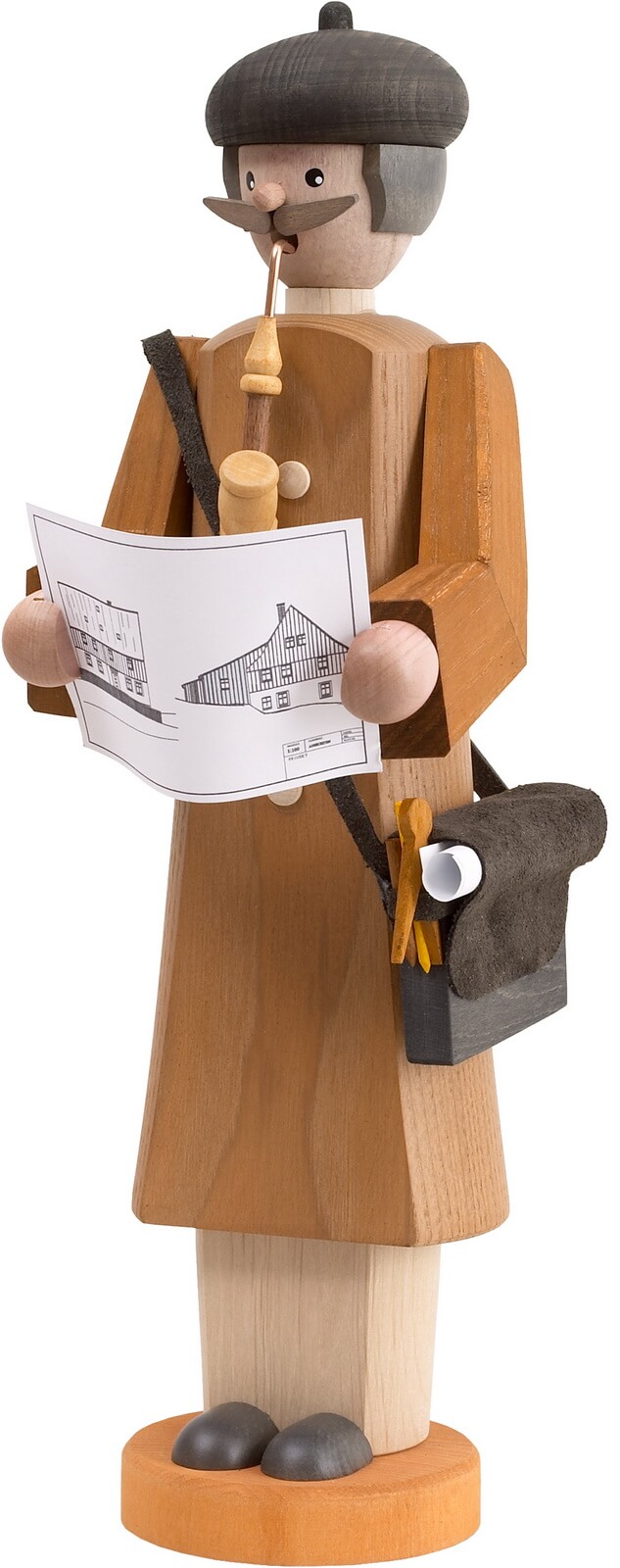 Räuchermännchen Architekt, 30 cm von Seiffener Volkskunst eG