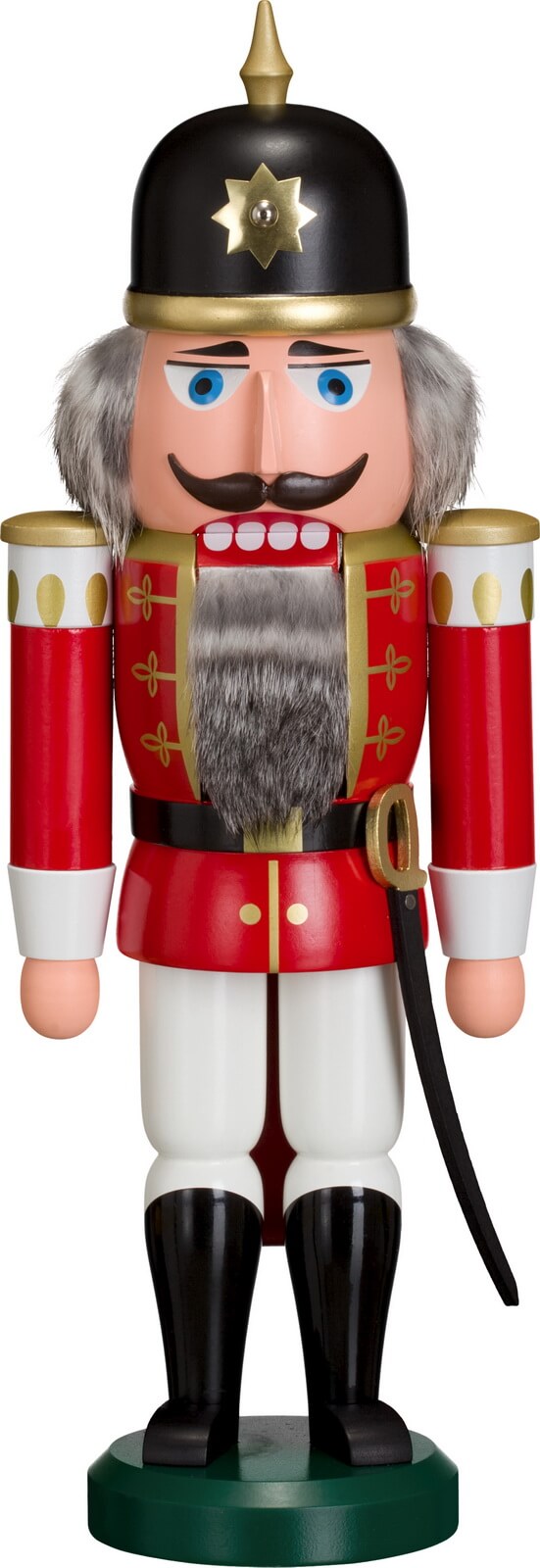 Nutcracker soldier, red, 38 cm by Seiffener Volkskunst eG