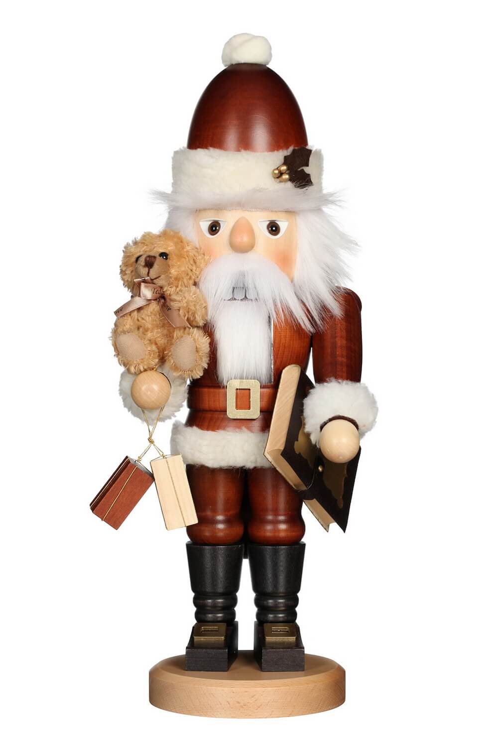 Nutcracker Santa Claus Teddy nature, 44 cm by Christian Ulbricht