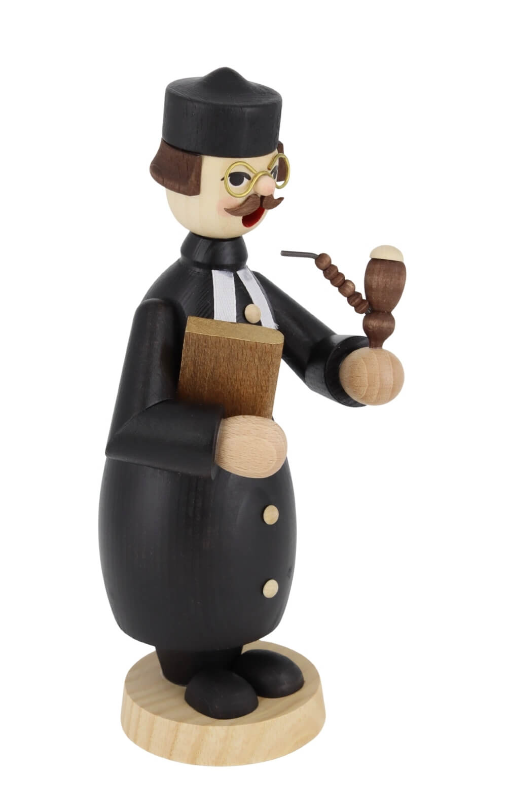 Räuchermännchen Pfarrer, evangelisch, 18 cm von Richard Glässer_3