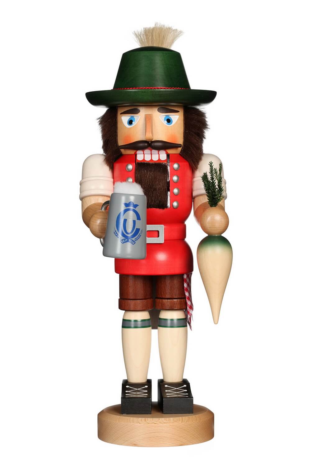 Nussknacker Bayer, farbig, 37 cm von Christian Ulbricht
