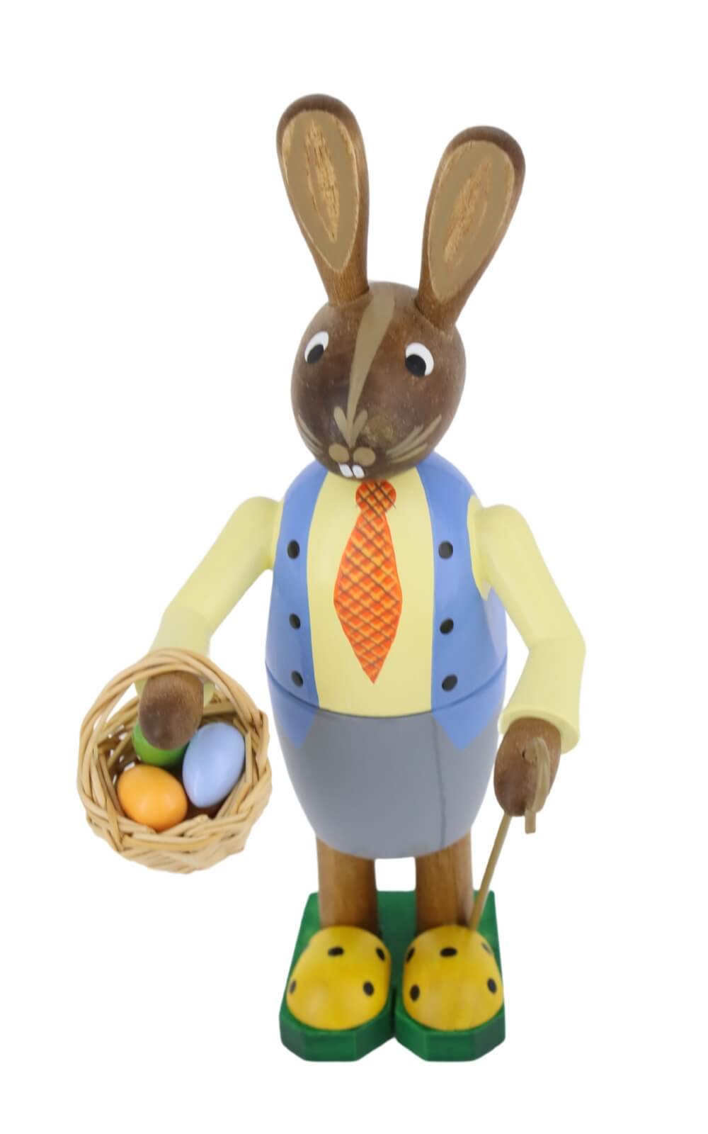 Osterhase mit Korb, 15 cm von Figurenland Uhlig GmbH_3