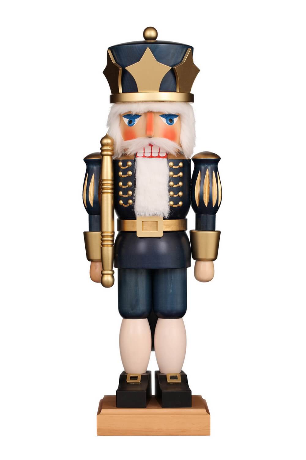 Nutcracker King XL, colored, 73 cm by Christian Ulbricht