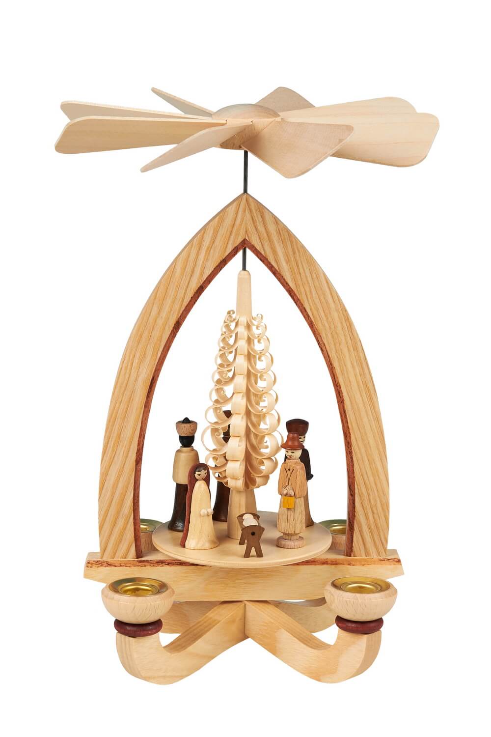 Weihnachtspyramide Christi Geburt, 28 cm von Heinz Lorenz