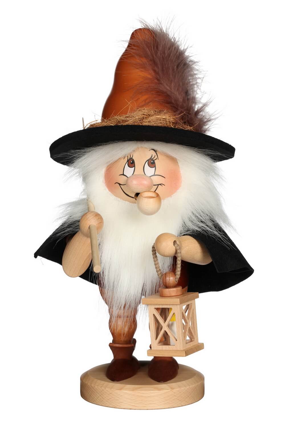Räuchermännchen Wichtel Nachtwächter, 33 cm von Christian Ulbricht, Made in Germany