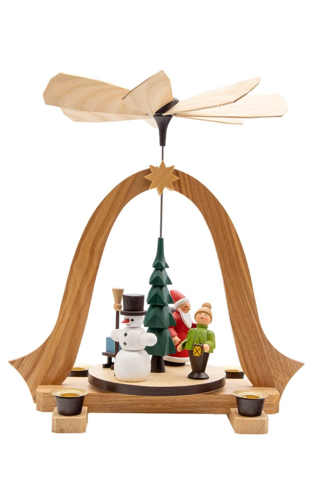 Weihnachtspyramide Weihnachtszeit, 23 cm von Spielwarenmacher Günther