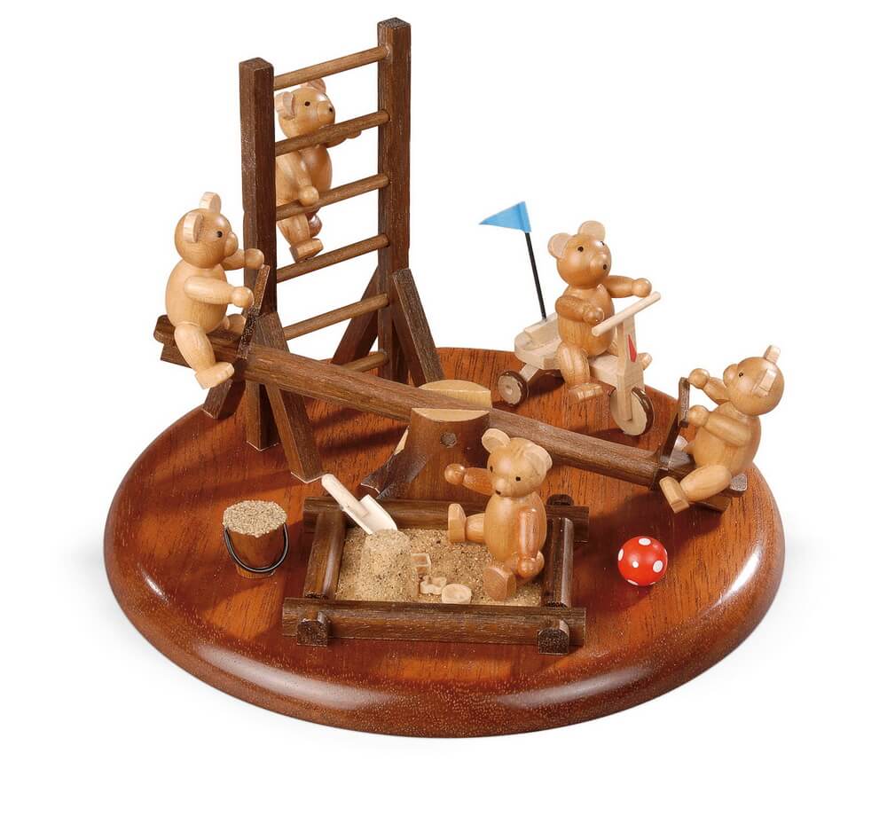 Motivplattform Bärenspielplatz für Spieluhr M19840 von Müller Kleinkunst