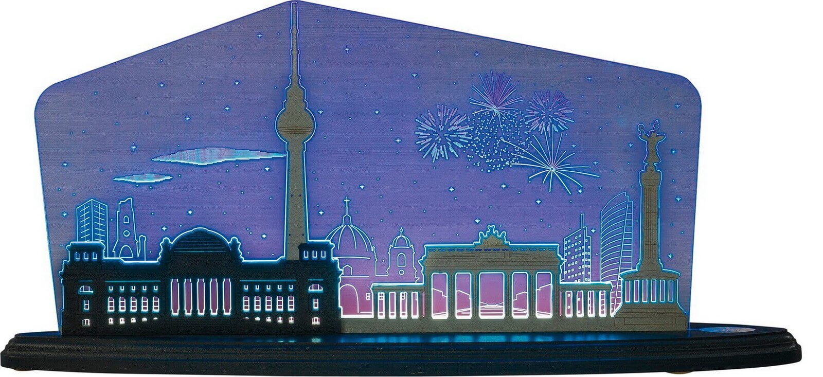 LED Motivleuchte Berlin bei Nacht von Weigla
