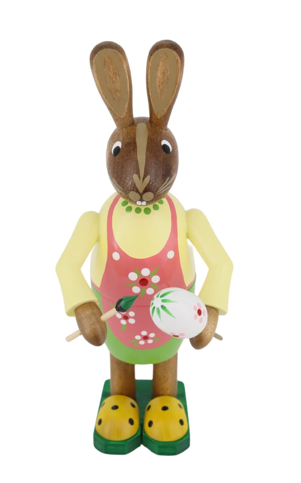 Osterhase - Frau mit Pinsel und kleinem Osterei, 15 cm von Figurenland Uhlig GmbH_3