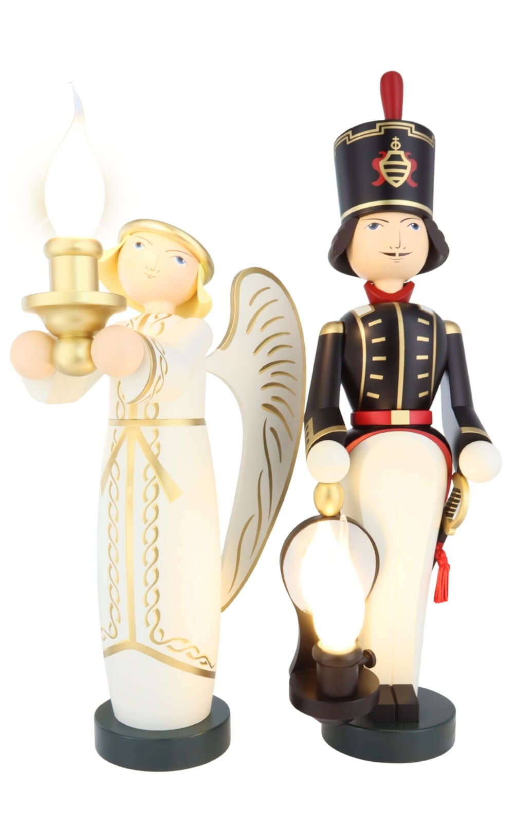 Angel and Miner, Electrically Illuminated, 50 cm by KWO_2