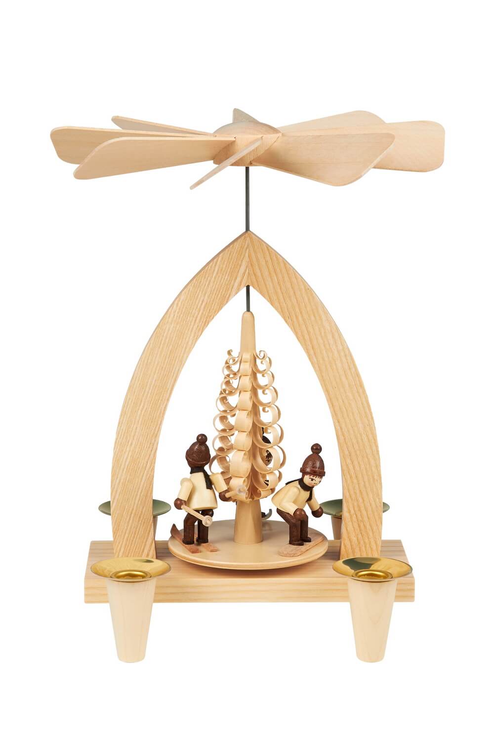 Christmas pyramid winter sportsman, 26 cm by Heinz Lorenz_1