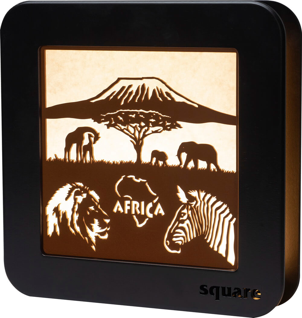 LED Standbild Square Africa, 29 cm von Weigla_Bild1