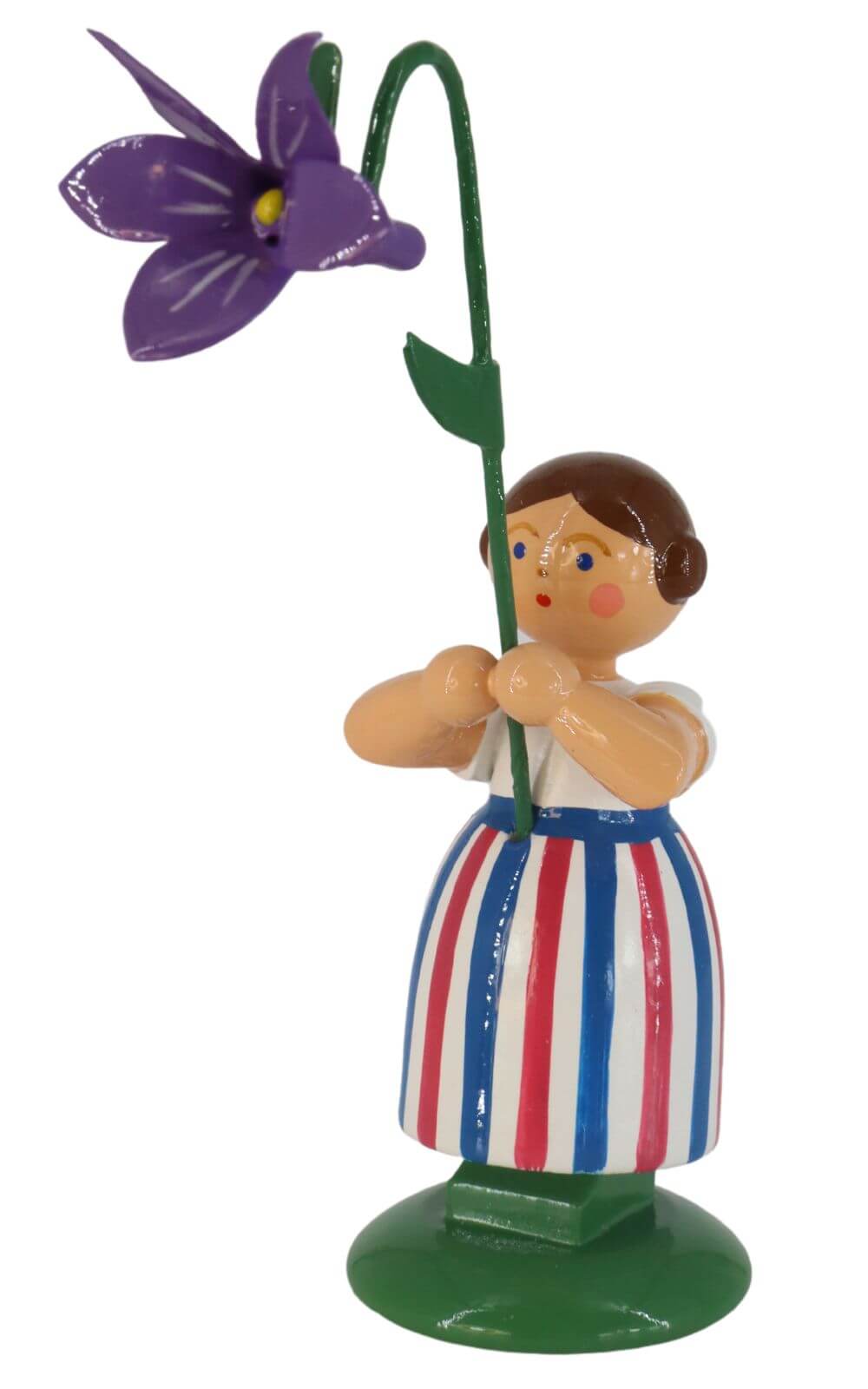 Blumenmädchen mit Veilchen, 12 cm von HODREWA Legler