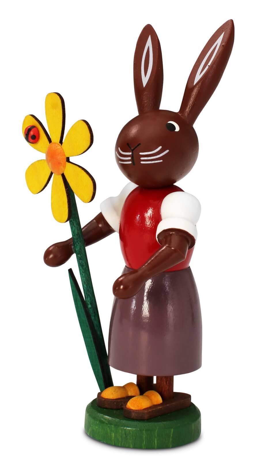 Osterhase mit Blume, 9 cm von Thomas Preißler